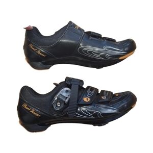 Pearl Izumi Black and Orange Cycling Shoes